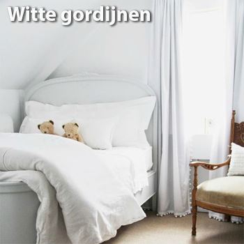 witte gordijnen