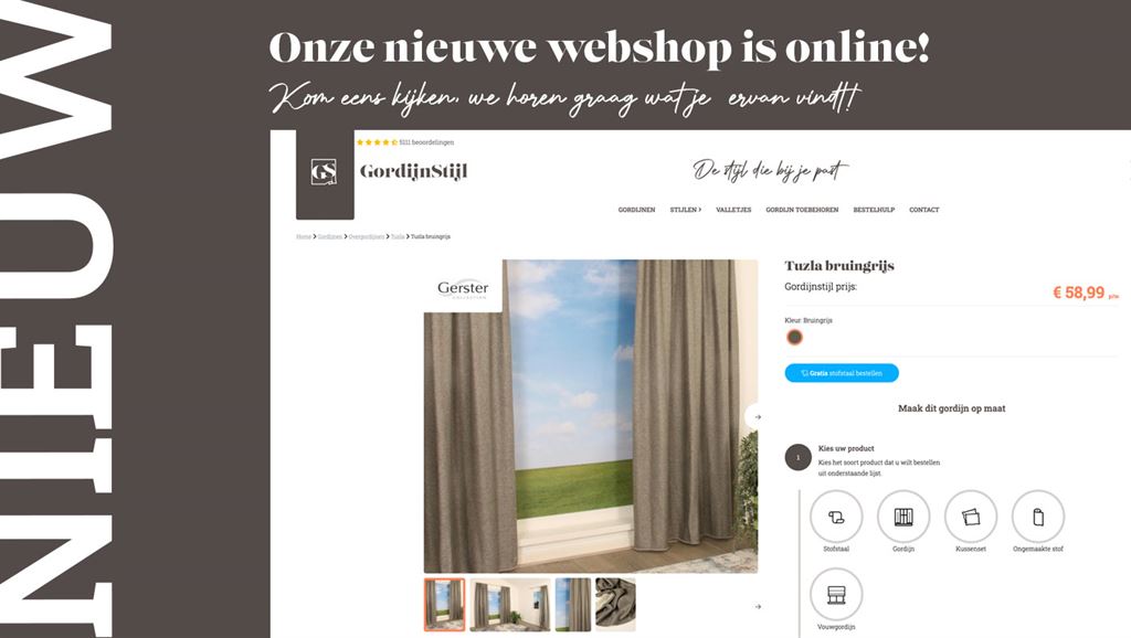 nieuwe webshop